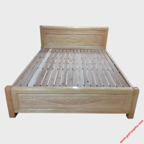 Giường gỗ Sồi Nga 1m4 - 1m8 GI002-03-04