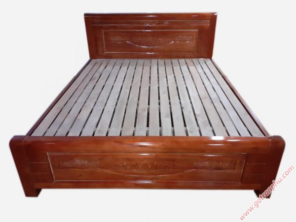 Giường gỗ xoan đào GI002(1m6 x 2m)
