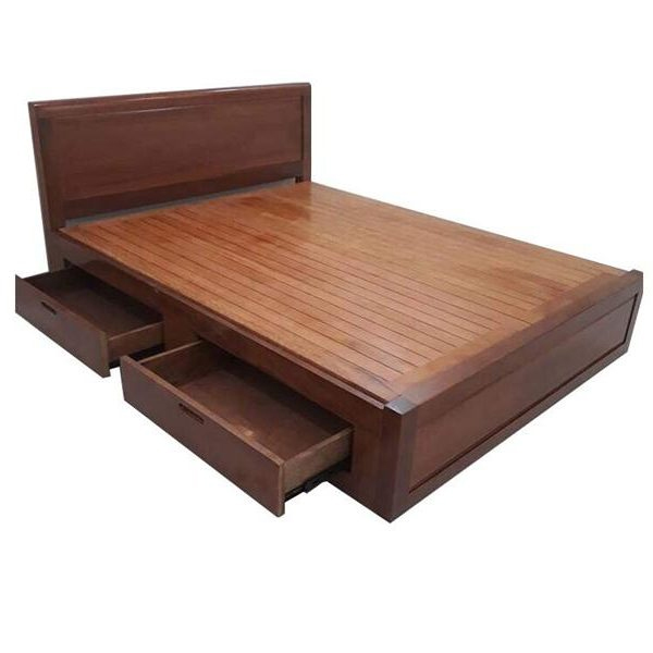 Giường gỗ có ngắn kéo