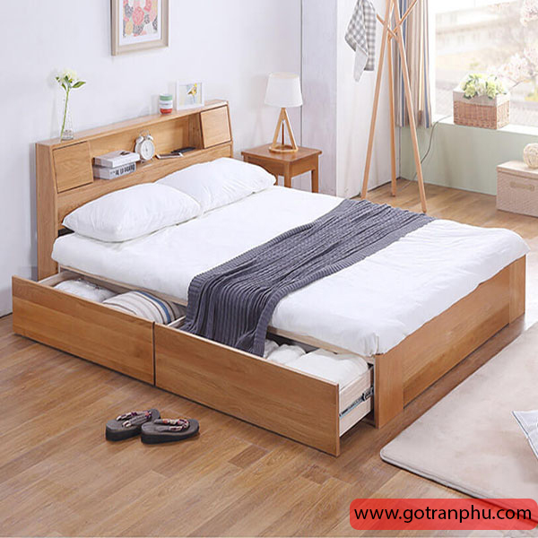 Giường gỗ giá rẻ tphcm