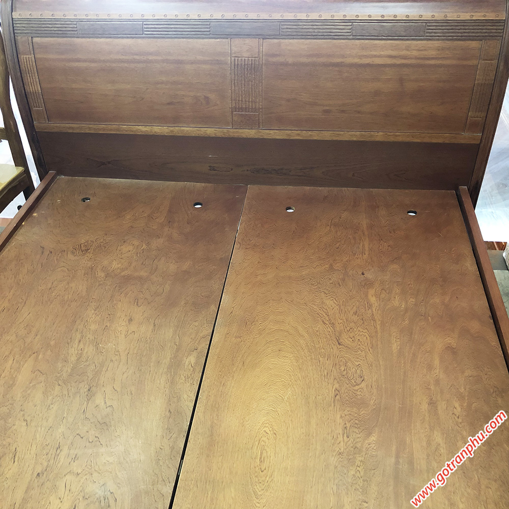 Giường gỗ căm xe giát giường phản liền tấm (1m6 - 1m8 x 2m) (2)
