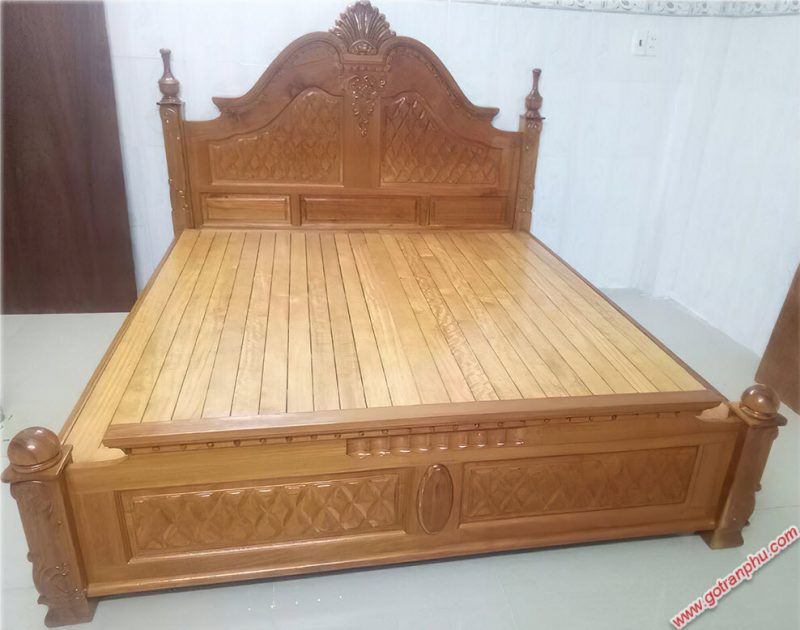 Giường gỗ gõ đỏ