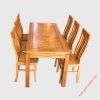 Bàn ăn hình chữ nhật 6 ghế gỗ gõ đỏ BA030 (1)